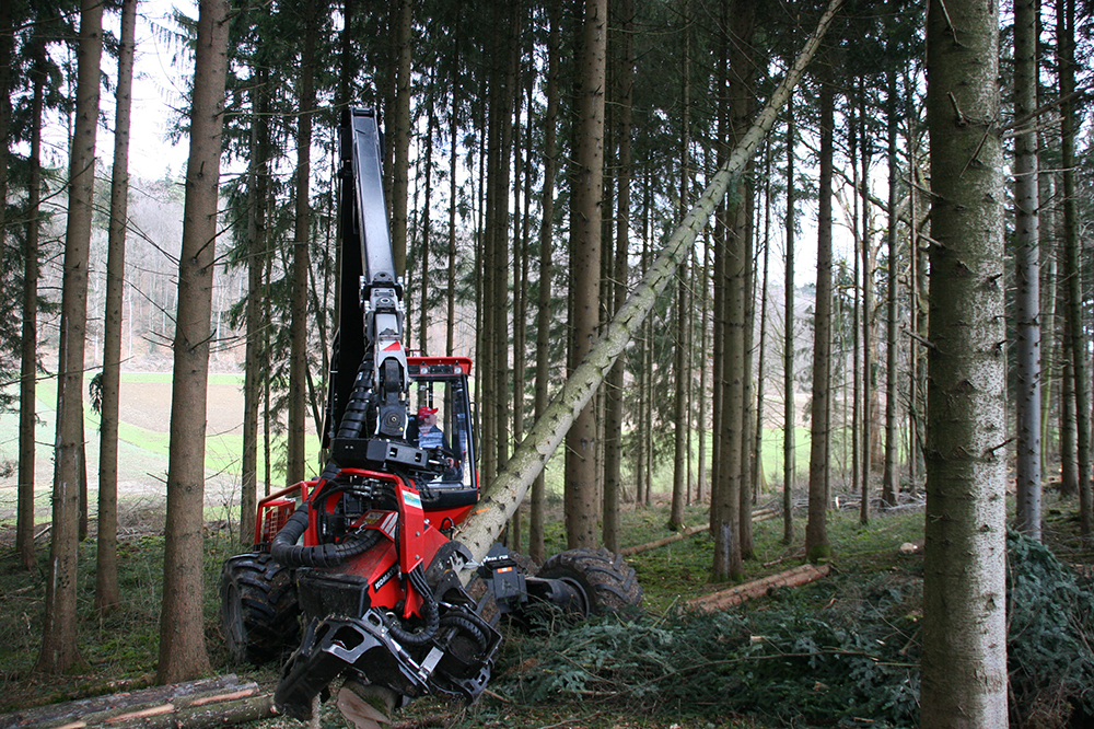Harvester im Einsatz